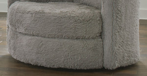 English Elm Contemporary Plush Armless Chair with Metal Legs, Adjustable Headrest, Boxed Cushions & Chaise Comfort Gray 52 L x 52 W x 31 H B2741P378482