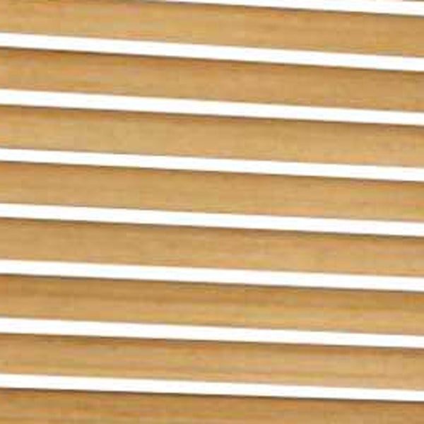 HomeRoots 47 Natural Wood Three-Panel Screen: Stylish Privacy Divider for Living Spaces & Outdoor Areas 277092