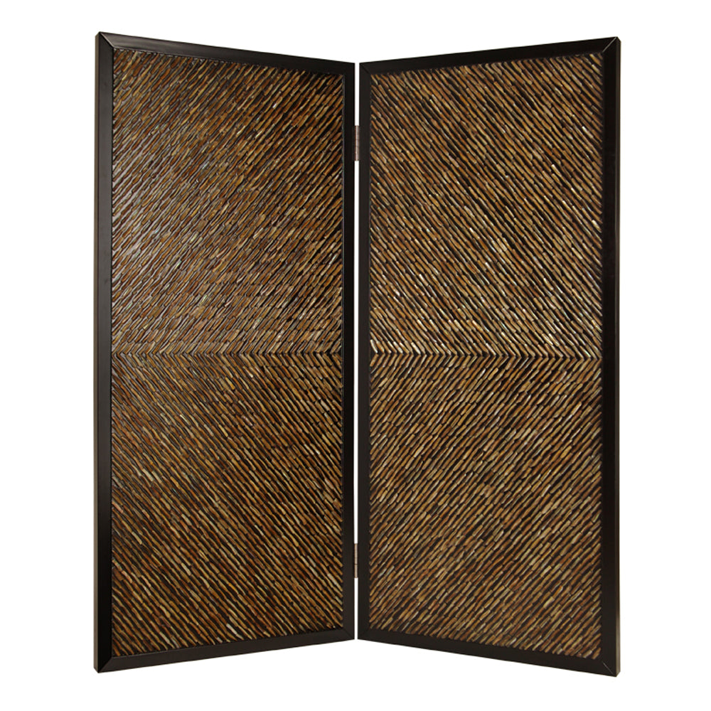 Homeroots 63" X 84" Multi Color Wood  Screen  Wood 277095