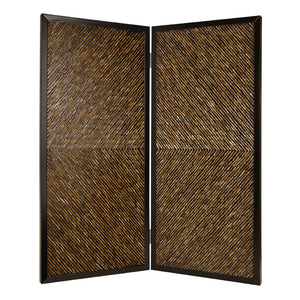 Homeroots 63" X 84" Multi Color Wood  Screen  Wood 277095