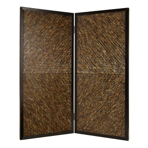 Homeroots 63" X 84" Multi Color Wood  Screen  Wood 277095