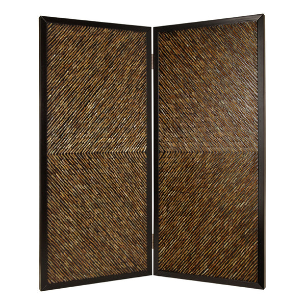 Homeroots 63" X 84" Multi Color Wood  Screen  Wood 277095