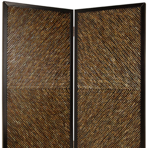 Homeroots 63" X 84" Multi Color Wood  Screen  Wood 277095