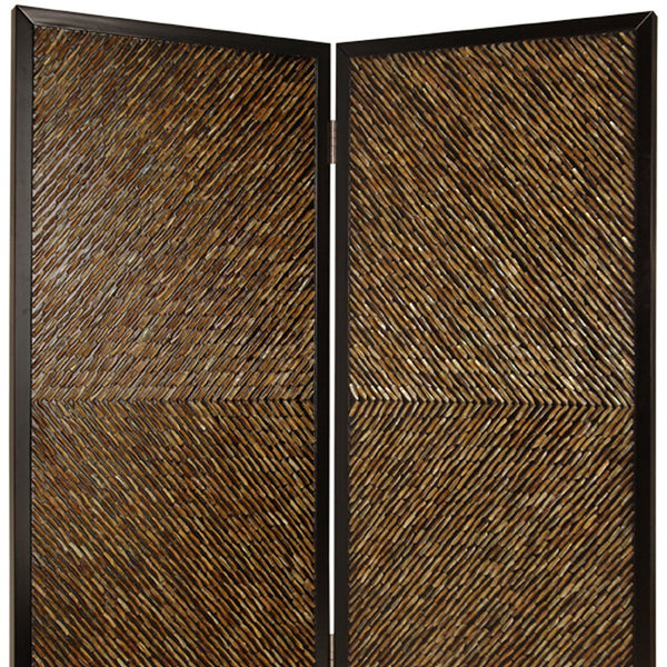 Homeroots 63" X 84" Multi Color Wood  Screen  Wood 277095