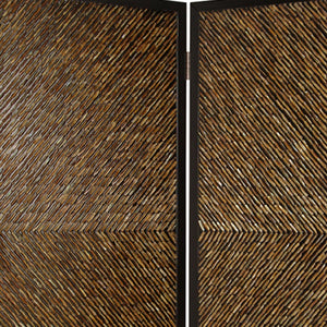 Homeroots 63" X 84" Multi Color Wood  Screen  Wood 277095