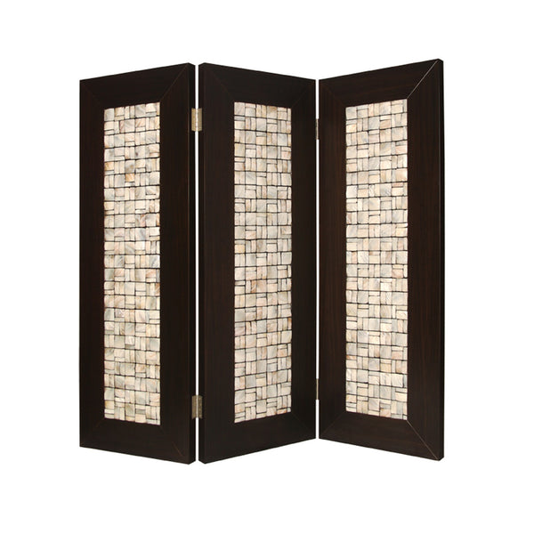 Homeroots 71" X 84" Brown Wood  Screen  Wood 277097