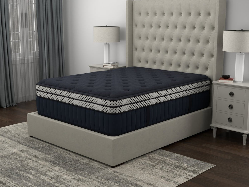 English Elm Wink Blue 17" Queen Mattress - Premium Comfort, Pressure Relief, And Cooling Gel For Restful Sleep B2707P228612-GIGA