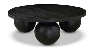 Spherical Black Coffee Table 277Black-CT Meridian Furniture