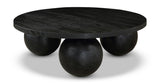 Spherical Black Coffee Table 277Black-CT Meridian Furniture