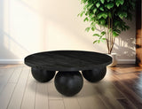 Spherical Black Coffee Table 277Black-CT Meridian Furniture