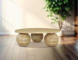 Spherical Natural Oak Coffee Table 277Oak-CT Meridian Furniture