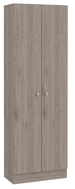 English Elm Virginia Double Door Storage Cabinet with 5 Shelves – Space-Saving Kitchen, Garage & Mudroom Organizer, Modern Design B128P148832