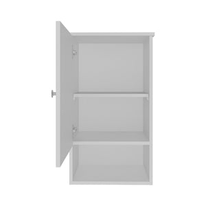 English Elm Medicine Compact Wall Cabinet with Mirror Door, Engineered Wood Storage, Durable, Space-Saving Design White 29.92 L x 17.32 W x 4.33 H B097P250857