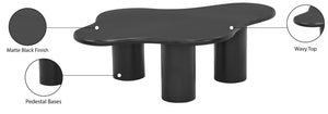 Romaine Black Coffee Table 278Black-CT Meridian Furniture
