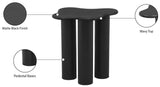 Romaine Black End Table 278Black-ET Meridian Furniture