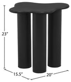 Romaine Black End Table 278Black-ET Meridian Furniture