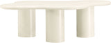 Romaine Cream Coffee Table 278Cream-CT Meridian Furniture