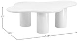 Romaine White Coffee Table 278White-CT Meridian Furniture