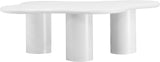 Romaine White Coffee Table 278White-CT Meridian Furniture