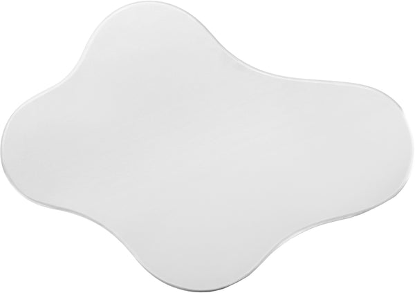 Romaine White End Table 278White-ET Meridian Furniture