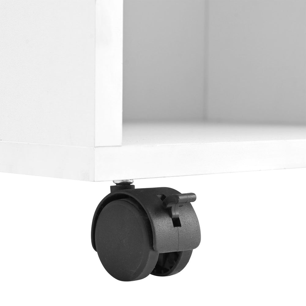 English Elm On-Trend Farmhouse 4-In-1 Hall Tree With Movable Bench, 7 Hooks, Shoe Storage & Barn Doors, White N721P205788K-GIGA