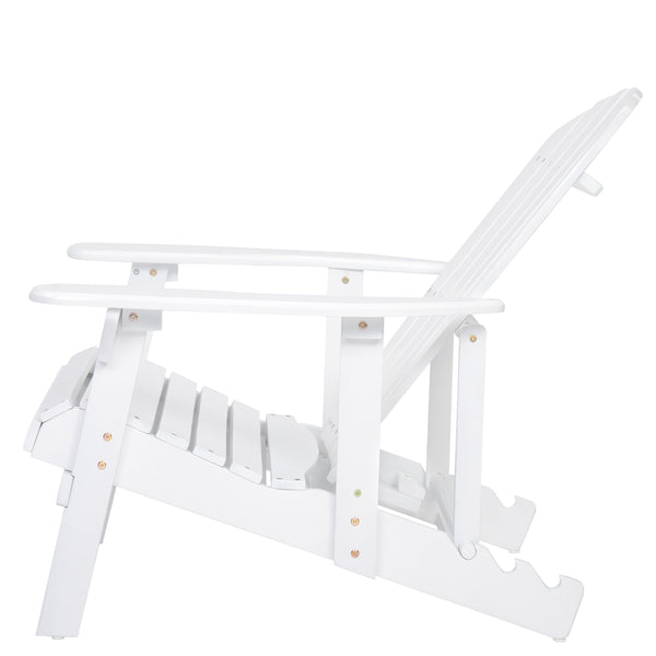 English Elm Christopher Knight Home® - Malibu Foldable Acacia Wood Adirondack Chair – Durable, Rustic Design For Ultimate Outdoor Relaxation N770P241669K