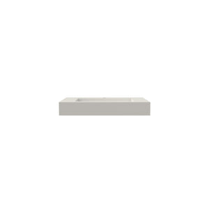 English Elm Stone Resin Solid Surface Vessel Sink Seamless Low Profile Spa Bathroom Basin T3785P355784