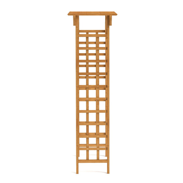 English Elm Wooden Garden Arch Solid Frame Backyard Trellis for Climbing Plants Wedding Ceremony W2640P225585