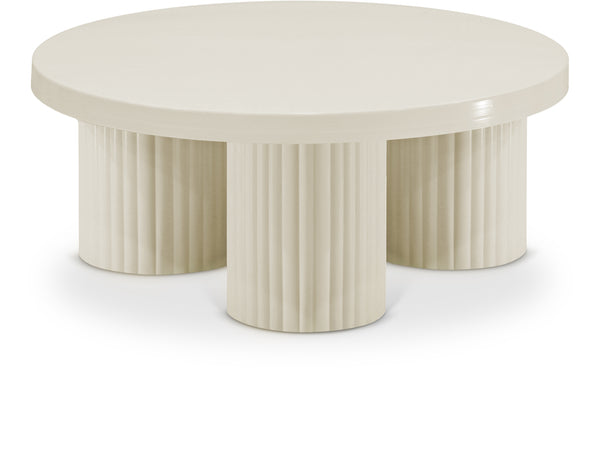 Rhodes Cream Coffee Table 279Cream-CT Meridian Furniture