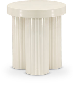Rhodes Cream End Table 279Cream-ET Meridian Furniture