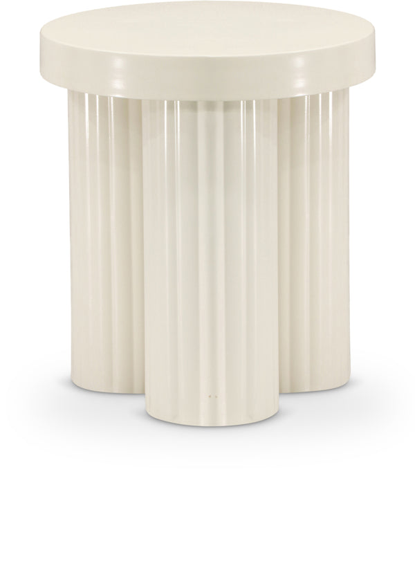 Rhodes Cream End Table 279Cream-ET Meridian Furniture