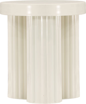 Rhodes Cream End Table 279Cream-ET Meridian Furniture