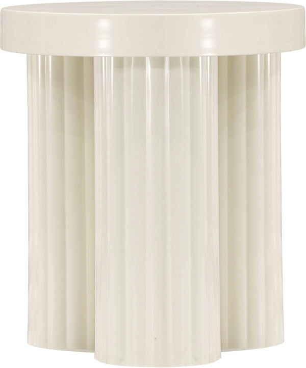 Rhodes Cream End Table 279Cream-ET Meridian Furniture
