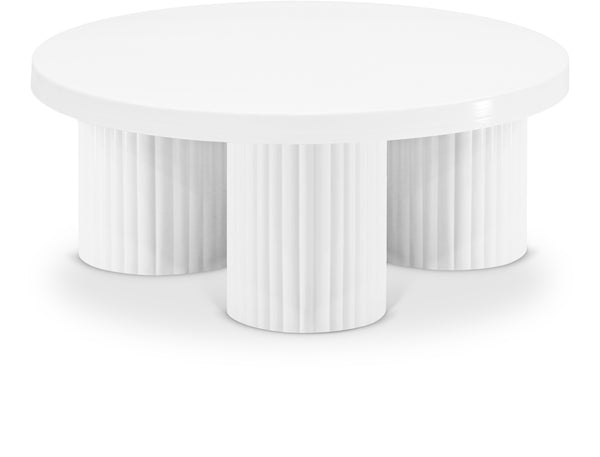 Rhodes White Coffee Table 279White-CT Meridian Furniture