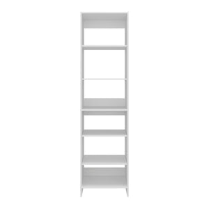 English Elm Maplewood Slim Open Wardrobe with Dual Chrome Rods for Small Bedroom Storage B092P474470