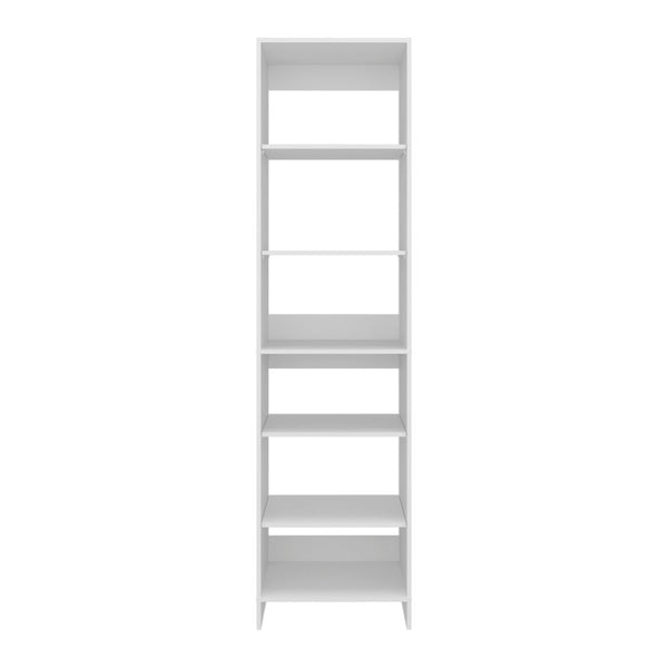 English Elm Maplewood Slim Open Wardrobe with Dual Chrome Rods for Small Bedroom Storage B092P474470
