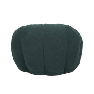English Elm Bean Bag Lounge Chair Faux Fur Memory Foam Armrests Ergonomic Seat for Adults Green W2200P239874