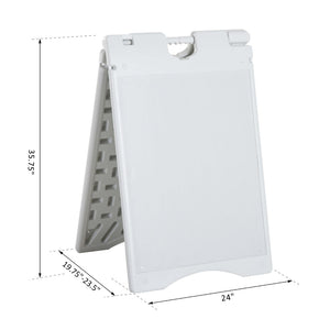 English Elm A Frame Sidewalk Sign Weatherproof Hdpe Build with Weighted Base for Outdoor Use W2225P250034