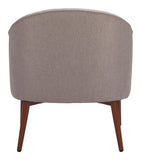 Carter Accent Chair Gray 109876 Zuo Modern