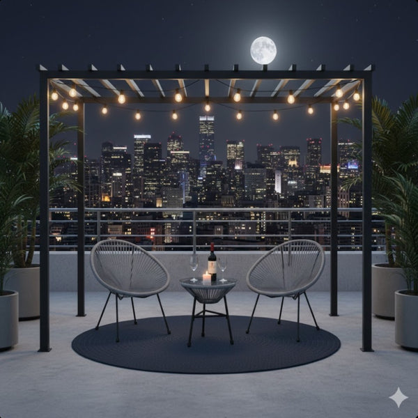 English Elm 3-piece Acapulco Outdoor Bistro Set Hand Woven Pe Rattan Chairs Tempered Glass Table Gray B082P455187