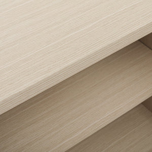 English Elm 2-Door Carved Storage Cabinet with Floral Handle, Adjustable Shelf, Anti-Tip Safety, Slim Design Black,Natural W688P232768