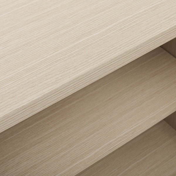 English Elm 2-Door Carved Storage Cabinet with Floral Handle, Adjustable Shelf, Anti-Tip Safety, Slim Design Black,Natural W688P232768