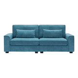 Christopher Knight Home® - Noble House - - 79.5" Modern Fabric Sofa With Plush Cushions, Sleek Arm Design, And Sturdy Solid Wood Frame – Comfortable Seating For Living Room, Bedroom, Or Office Lounge