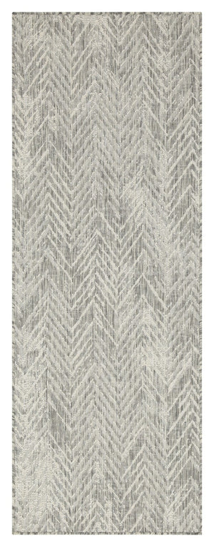 English Elm Sunshine Silver Indoor/Outdoor Area Rug, 7'10" X 10'3" - Durable, Stylish, Easy-Clean Design! B186P198886-GIGA