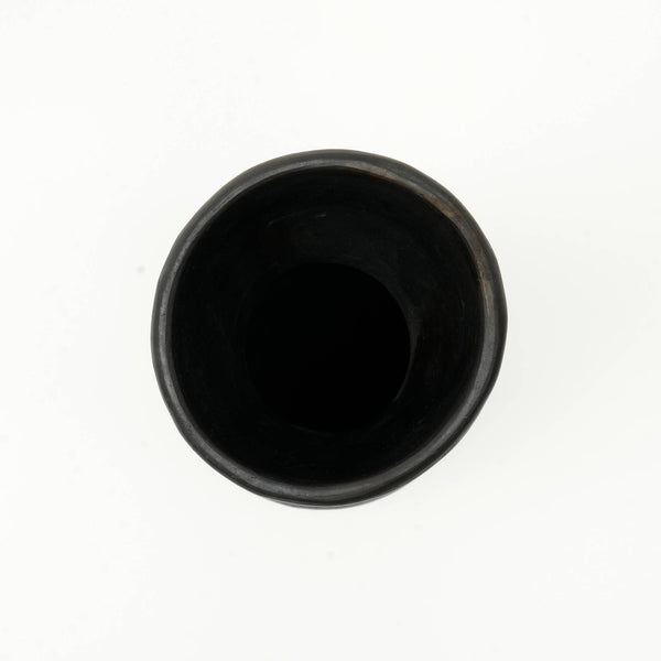 English Elm Longpi Handmade Black Pottery Décor Object - Unique Tangkhul Naga Art For Modern Interiors B346P369759