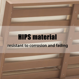 English Elm Outdoor Patio Loveseat Sofa Teak Finish HIPS Wood-Plastic Set with 4" Seat & 8" Back Cushions, UV-Rust Resistant T3609P352399