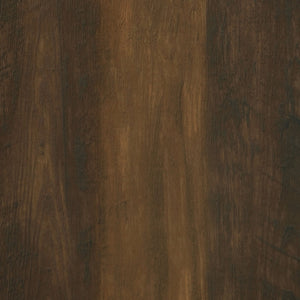 English Elm Vivek Dark Pine Engineered Wood Media Tower with 3 Open Shelves & Lower Cabinet, Rustic Storage B062P375530