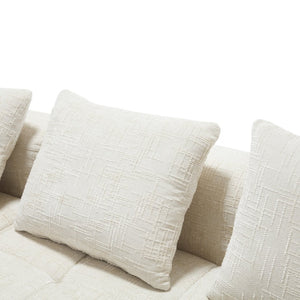 English Elm United We Win Modular L-Shaped Sectional Sofa - Soft Chenille, Tool-Free Setup, Modern Design & Storage W1568S00150-GIGA