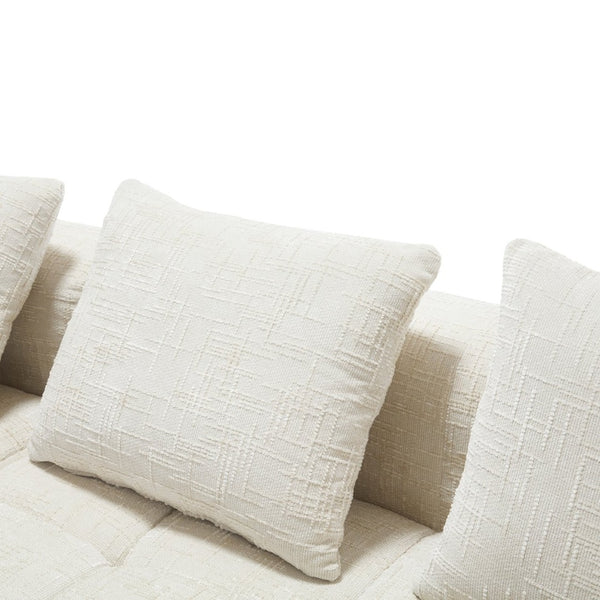 English Elm United We Win Modular L-Shaped Sectional Sofa - Soft Chenille, Tool-Free Setup, Modern Design & Storage W1568S00150-GIGA