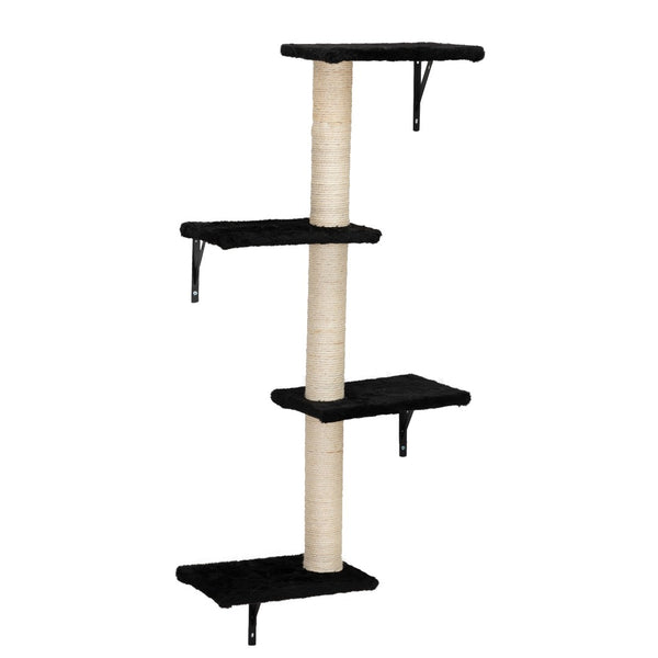 English Elm Cat Wall Mounted Climbing Set Five Piece Modular Perch System for Modern Interiors W2181P357564